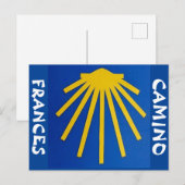 Camino de Santiago De weg van st James 0003 Briefkaart (Voorkant / Achterkant)