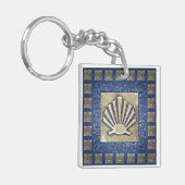 Camino de Santiago De weg van st James 0031 Sleutelhanger (Voorkant Links)