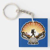 Camino de Santiago De weg van st James 0033 Sleutelhanger (Voorkant)