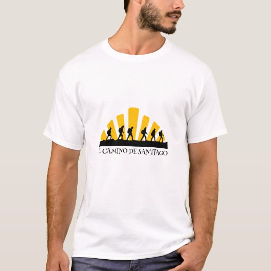 Camino de Santiago De weg van st James 0041 T-shirt (Voorkant)