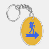 Camino de Santiago De weg van st James 0101 Sleutelhanger (Voorkant Links)