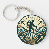 Camino de Santiago De weg van st James 0180 Sleutelhanger (Voorkant)