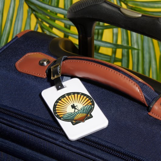 Camino de Santiago De weg van st James 0195 Bagagelabel (Voorkant Insitu 1)