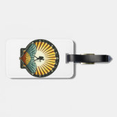 Camino de Santiago De weg van st James 0195 Bagagelabel (Achterkant horizontaal)