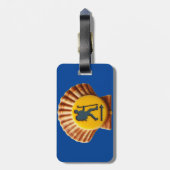 Camino de Santiago De weg van st James 0226 Bagagelabel (Achterkant verticaal)