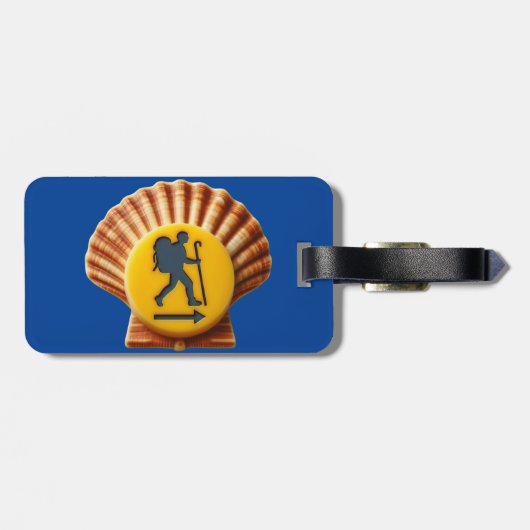 Camino de Santiago De weg van st James 0226 Bagagelabel (Achterkant horizontaal)