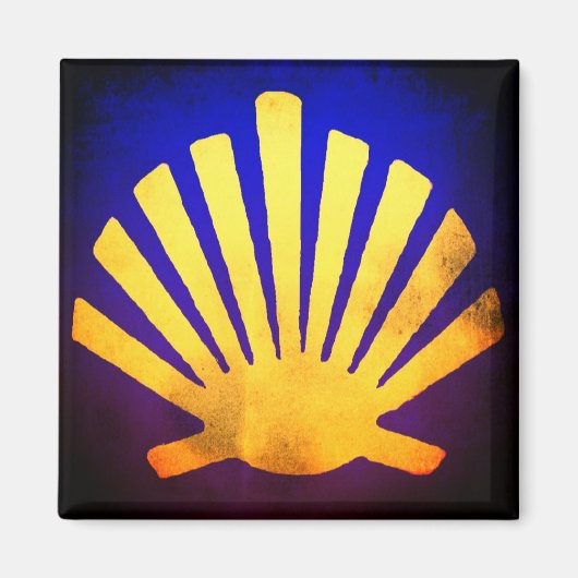 Camino de Santiago De weg van st James 0248 Magneet (Voorkant)