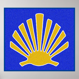 Camino de Santiago De weg van st James 0256 Poster