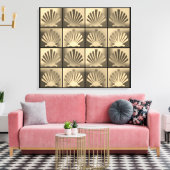 Camino de Santiago De weg van st James 0283 Canvas Afdruk (Insitu (Woonkamer))