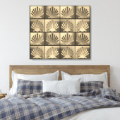 Camino de Santiago De weg van st James 0283 Canvas Afdruk (Insitu (Slaapkamer))