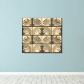 Camino de Santiago De weg van st James 0283 Canvas Afdruk (Insitu (Houten vloer))