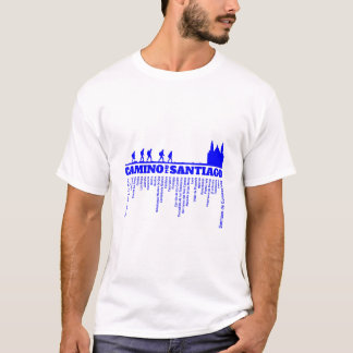 Camino de Santiago De weg van st James 0322 T-shirt