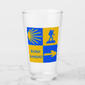Camino de Santiago Glass Glas (Voorkant)