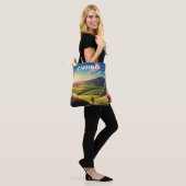 Camino de Santiago Hiker Wandeltocht Zonsondergang Tote Bag (Op model)