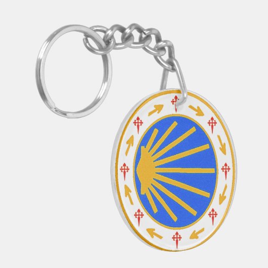 Camino de Santiago Key Ring Sleutelhanger (Voorkant Links)