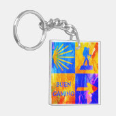 Camino de Santiago Key Ring Sleutelhanger (Voorkant Links)