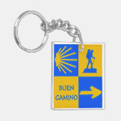 Camino de Santiago Key Ring Sleutelhanger (Voorkant Links)