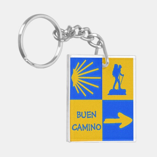 Camino de Santiago Key Ring Sleutelhanger (Voorkant Links)