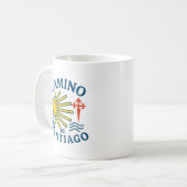 Camino de Santiago koffie mok (Voorkant links)