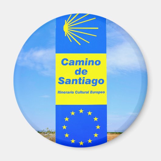 Camino de Santiago Magneet (Voorkant)