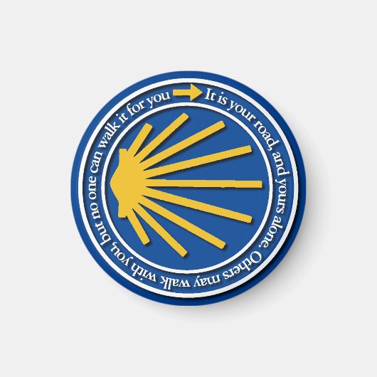 Camino de Santiago Magneet (Voorkant)