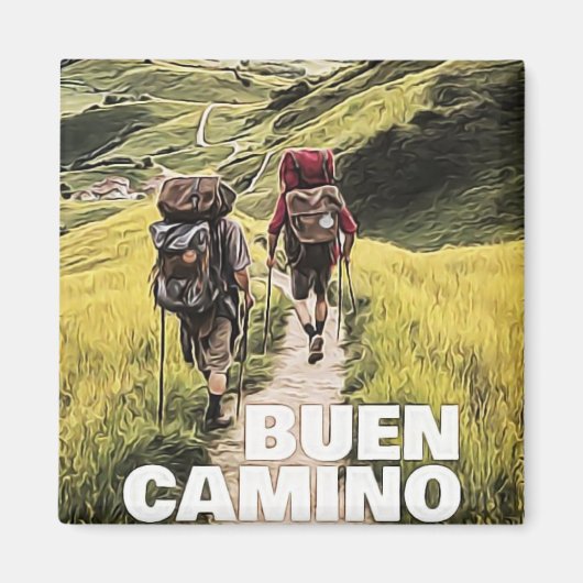 Camino de Santiago Magneet (Voorkant)