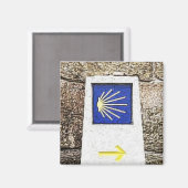 Camino de santiago magneet (Voorkant / Achterkant)