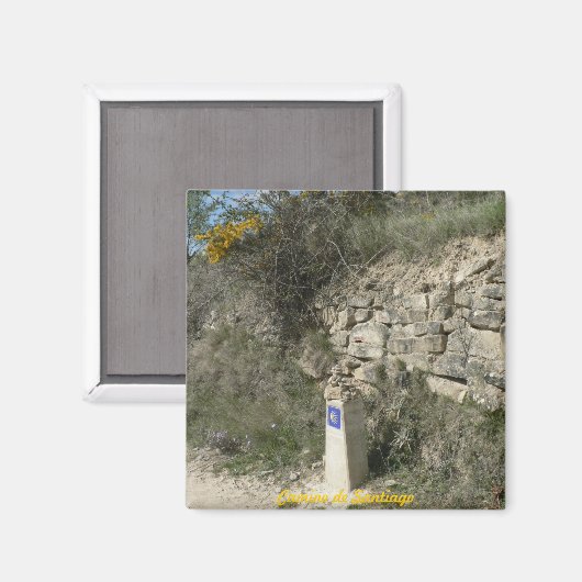 Camino de Santiago Magneet (Voorkant / Achterkant)