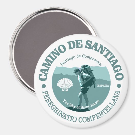 Camino de Santiago Magneet (Voorkant / Achterkant)