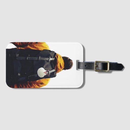 Camino de Santiago Pilgrim Bagagelabel (Voorkant (horizontaal))