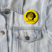 Camino de Santiago, Pilgrim's badge Ronde Button 5,7 Cm (In situ)