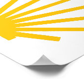 Camino de Santiago Poster (Hoek)
