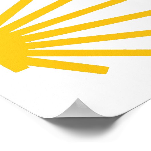 Camino de Santiago Poster (Hoek)