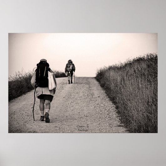 Camino de Santiago Poster (Voorkant)