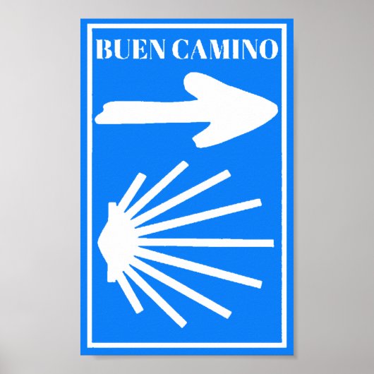 Camino de Santiago Poster (Voorkant)