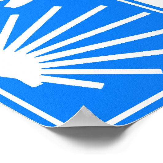 Camino de Santiago Poster (Hoek)