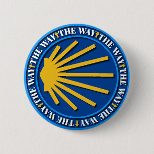 Camino de Santiago Ronde Button 5,7 Cm