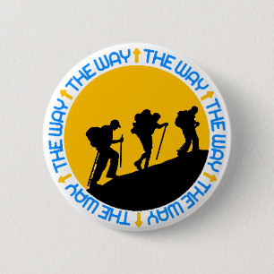 Camino de Santiago Ronde Button 5,7 Cm