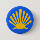 Camino de Santiago Ronde Button 5,7 Cm (Voorkant)