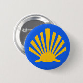 Camino de Santiago Ronde Button 5,7 Cm (Voorkant /achterkant)