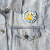 Camino de Santiago Ronde Button 5,7 Cm (In situ)