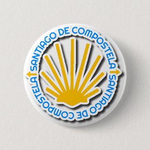 Camino de Santiago Ronde Button 5,7 Cm