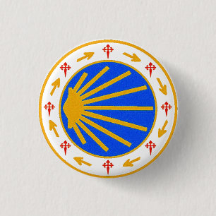 Camino de Santiago Round Badge Ronde Button 3,2 Cm