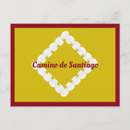 Camino de Santiago Scallop Shell Briefkaart