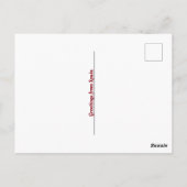 Camino de Santiago Scallop Shell Briefkaart (Achterkant)