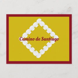 Camino de Santiago Scallop Shell Briefkaart