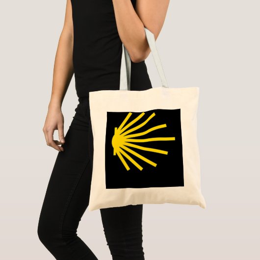 Camino de Santiago Scallop Shell-symbool POCK Tote Bag (Voorkant (product))