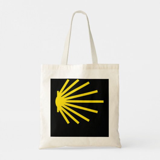 Camino de Santiago Scallop Shell-symbool POCK Tote Bag (Achterkant)