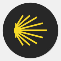 Camino de Santiago Scallop Shell Trail Symbol Pock