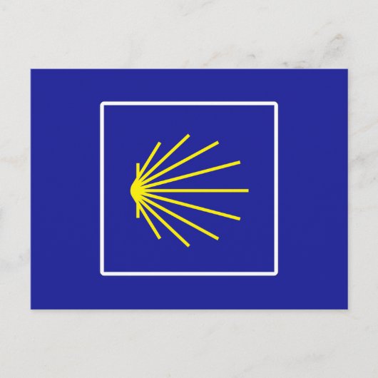 Camino de Santiago Sign, Spanje Briefkaart (Voorkant)